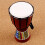 Tambor Djembe Africano Profissional de 5 Polegadas Tambor de Mão Bom Som Percussão Instrumento Musical 4