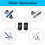 2-Pack USB Charger for Wireless Soldering Irons with LED Indicator and Overcharge Protection 6