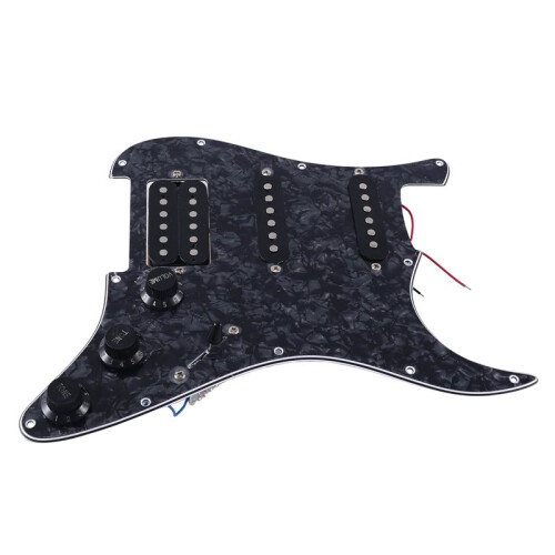 ST SQ Elgitarr Laddad FöRtråDad Elgitarr Pickup-Enhet Svart PäRla 2
