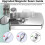 Magnetic Seam Guide, Multifunctional Seam Guide, Universal Sewing Machine Accessory, Suitable for All Sewing Machines 6