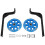 Rodas de Treinamento Infantis para Bicicleta de 20 Polegadas Rodas de Treinamento de Bicicleta Flash Rodas de Treinamento de Bicicleta com 4