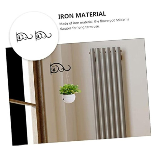 Planter Holder Rustic Decor Metal Balusters Plant Wall Bracket Wall Mount Planter Fence 1