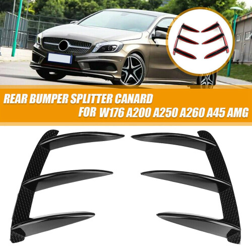 Canard per Spoiler per Paraurti Posteriore per Auto per   W176 A200 A250 A45 AMG 1