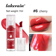 (#6 cherry, 7ml) Lakerain duck lip plumping oil mirror lip glaze moisturizing lip gloss bao moisturizing lip gloss