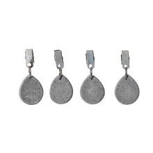 Pack of 4 Sturdy Stone Tablecloth Clip Weights for Outdoor-S