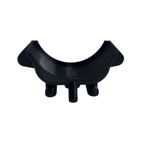 Elegant Cooking Scouring Pad Base Smiling Sponge Holder-Black