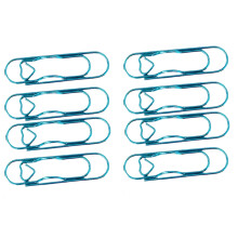 8Pcs/pack Strong Carbon Steel Heart Clips Suitable For-Blue