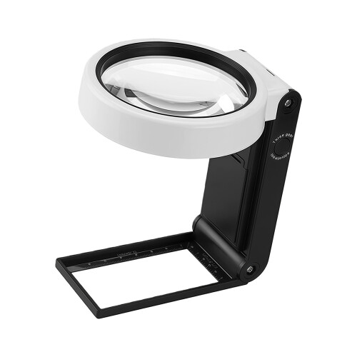 Opvouwbare vergrootglas met dubbele lenzen-7018BD-model