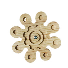 Houten slijpspeelgoed Grappig Spinner Windmolen-sneeuwvlok
