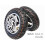 Roda Completa de Pneu de Scooter de 10 Polegadas Sem Câmara com Cubo Universal para 10X3.0 255X80 Pneus de Scooter, Pneus Off-Road 5