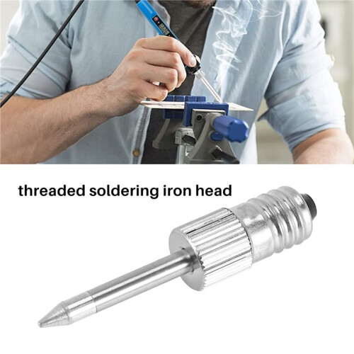 USB Soldering Iron  E10 Interface Battery Soldering Iron Soldering Iron  Threaded Soldering Iron (Pointed) 1