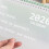 2026 monatlicher Desktop-Tischkalender, Tagesplaner,-Blau 6