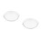 2Pièces Plats Service Verre Transparent Compatibles Four Micro-Ondes 10