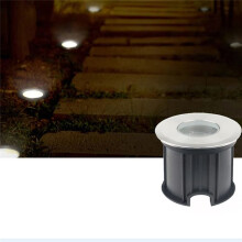 Lampe LED Blanche pour Terrasse, Étanche IP68, en Acier Inoxydable, Encastrée, pour Jardin, Escalier, Applique Murale