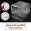 Makeup Organizer WaterProof Storage Display Box Cosmetic Display Box Makeup Case Suitable for Bedroom Dressing Table 3