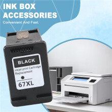 67XL IInk Box Compatible for HP67 XL Ink Replacement for DeskJet 1255 2732 4140 4155 Printer
