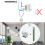 Tuya  Life WiFi 433Mhz Blind Curtain  with RF Remote for Electric Roller Shutter Control, 2RC 1RE 6
