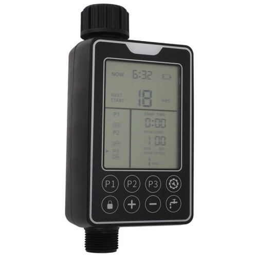 Automatic Irrigation Controller with LCD Display, Electronic Garden Watering Timer, Intelligent Valve Water Control 1