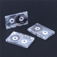 10X Blank Audio Cassettes. Recordable Clear Audio Cassettes Video Tape for Voice Music Recording