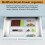 9 Pcs Clear Drawer Organizer Trays Assorted 4-Size Drawer Dividers, Versatile Storage Boxes Makeup Organiser Set 5