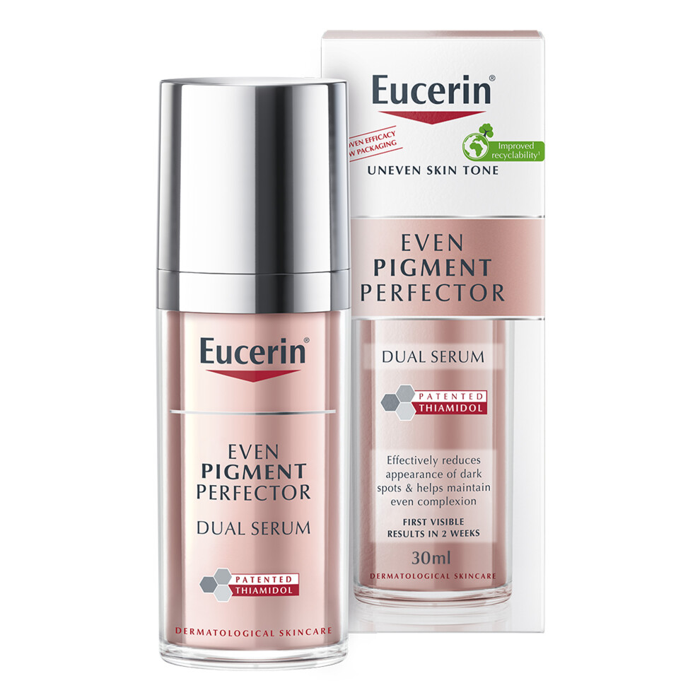 Eucerin Even Pigment Perfector Dual Serum 30Ml Brightening & Spot Correcting Facial Serum For Uneven Skin Tone Dark
