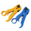 Multi-Purpose Coaxial Cable Stripper Cable TV Cable Stripper Wire Stripper Yellow 4