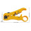 Multi-Purpose Coaxial Cable Stripper Cable TV Cable Stripper Wire Stripper Yellow 5