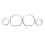 Car Front Instrument Trim Frame Speedometer Dial Ring Bezel Car Interior Accessories for  3 Series E36 1994-1999 1