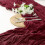 Cheesecloth Table Runner Boho Gauze Cheese Cloth Table Runner Rustic Sheer Runner Long for Wedding Claret 4Pcs 7