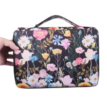 250 Slots Colored Pencil Case Organizer with 5 Layer Zipper-Large Capacity Pens Storage Holder Bag for Student Artist C