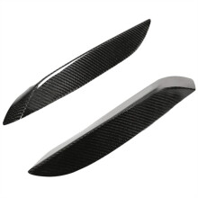 1 Paar Echte Carbonfaser-Frontstoßstangen-Seitensplitter für  M3 F80 F82 M4 F83 2015-2018 Canards Winglet Lip Spoiler Trim
