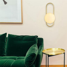 Applique Murale Lampe de Chevet Moderne Fond Applique Murale Globe MéDiéVal Applique Or (Sans LumièRe)
