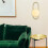 Wall Lamp Bedside Lamp Modern Background Wall Lamp Medieval Globe Wall Lamp Gold (Without Light) 1