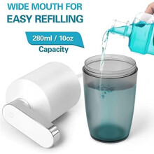 Automatischer Mundwasserspender, Wiederaufladbarer Tragbarer Mundwasserspender, PumpbehäLterflasche 280 Ml/9,47 Unzen