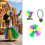 Polyester ganzenfestivaloutfit 23 inch-Clownmodel A 3