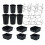Peg Board Bins Peg Board Cups with Hooks & Loop 12Pack,Peg Board Organizer Accessories, Peg Board Tools Organizer B 1