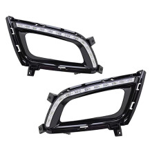 Car LED DRL Daytime Running Light Fog Lamp Frame with Light for Optima K5 2014 2015
