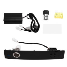 Car Rear Sear Multifuction USB Socket Port Voltmeter Charger Rocker for Land 200 LC200 2016-2020 A