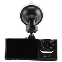 3 Camera Lens Auto DVR 3-Kanaals Dash Cam HD 1080P voor en Achter Binnen Dashcam Videorecorder Nachtzicht