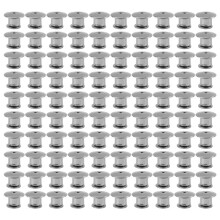 100PCS Locking Pin Back Locking Pin Retainer Buckle, Used for Locking the Back of Metal Pin of Brooch Enamel Lapel Pin