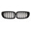 Gloss Black Dual  Front Bumper Kidney Grille Replacement for  3 Series E46 2-Door 2003-2005 1