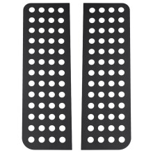 Cubierta Decorativa para Panel de Vidrio de Ventana Triangular de Puerta Trasera de Automóvil, Accesorios Exteriores para   JK 2007-2017