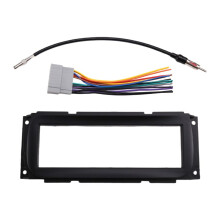 Einzel-DIN-Autoradio-Panel mit Kabelbaum-Antennen-Kit für  Grand Cherokee 2005+, 1DIN-Armaturenbrett-Rahmenplatte