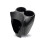 For  500 2007-2015 ABS Black Car Central Control Water Cup Holder Water Cup Storage Compartment 2