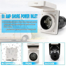 30 Amp RV Power Inlet Receptacle, 30 Amp RV Power Cover Twist Locking Connector