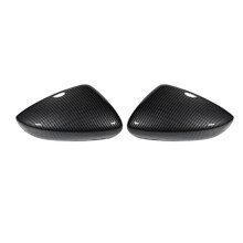 Car Side Wing Mirror Cover Rearview Mirror Shell Carbon Fiber Side Mirror Cover for 3 Axela 2019-2023