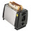 Stainless Steel 2 Slice Toaster with 6 Temp Settings, Compact 19.5cm 1