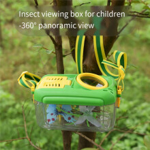 Insectenobservatiedoos voor Buiten, Speelgoed voor Kinderen, Vergrootglas, Insectenval, Net, Avonturenexperimentset