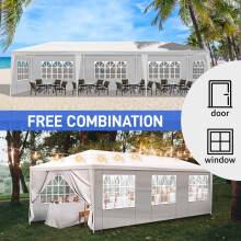 10'x30' Party Tent Canopy Patio Wedding Gazebow/ 8 Removable Sidewalls