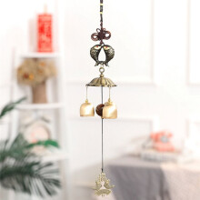 Double Elephant Metal Wind Chime Pendant Copper Bell Japanese Style Pendant